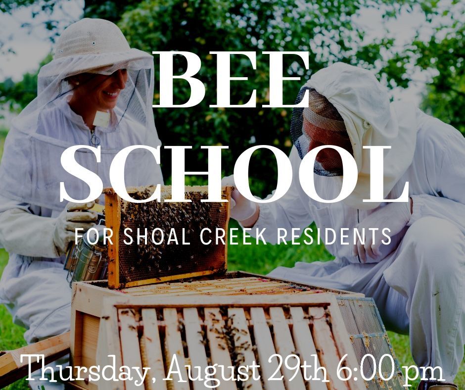 Shoal Creek Properties in Birmingham Alabama beekeeping