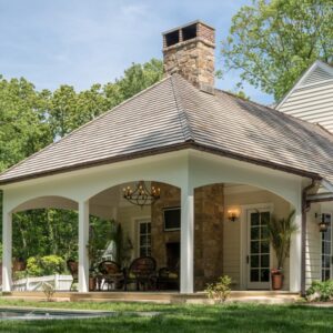 Exterior of a luxury home in Shoal Creek Community