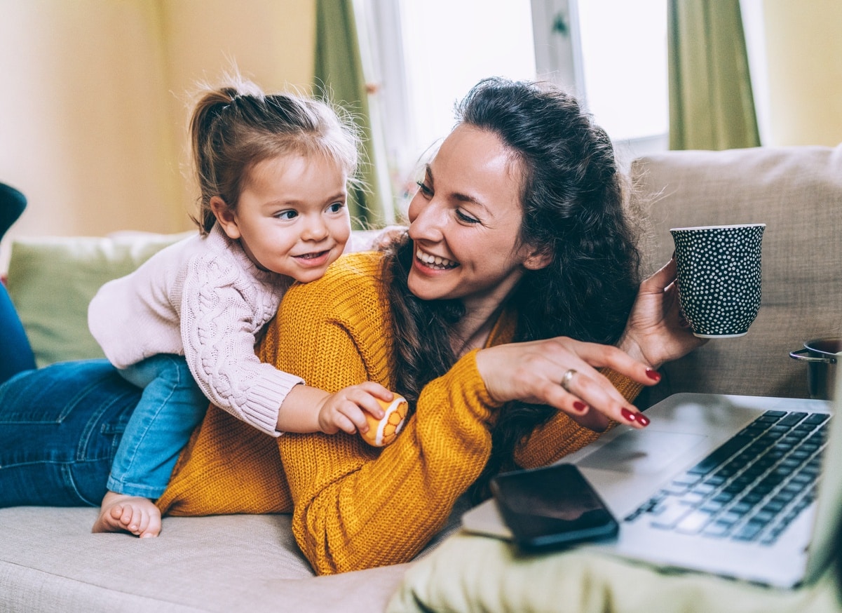 working at home as a parent