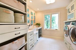 Luxury Mud Room and Laundry Room