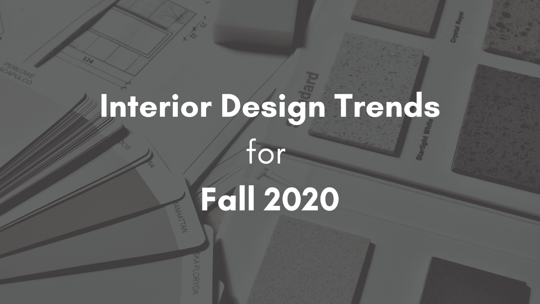 interior design trends for fall 2020 at Shoal Creek