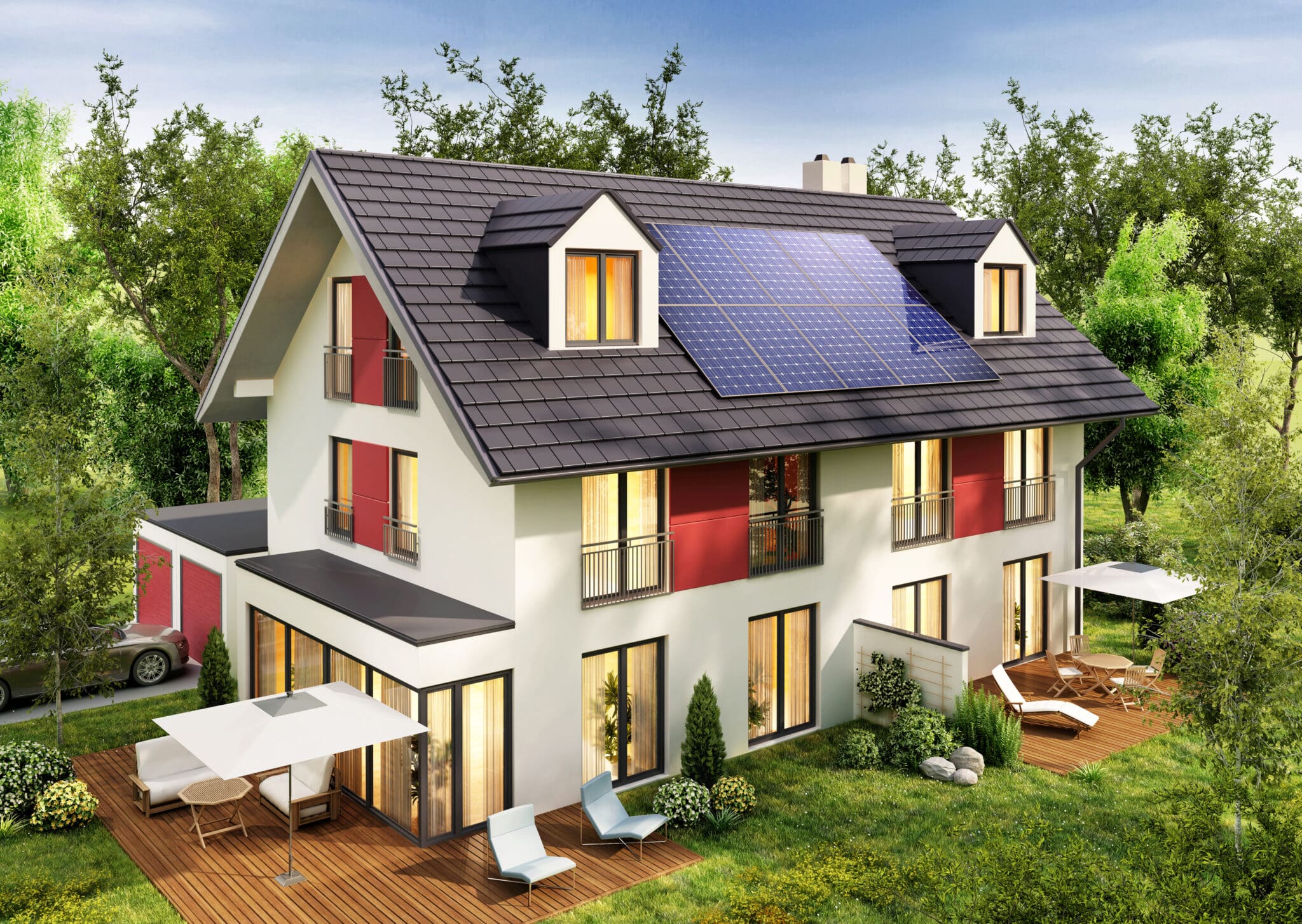 Energy-efficient luxury home