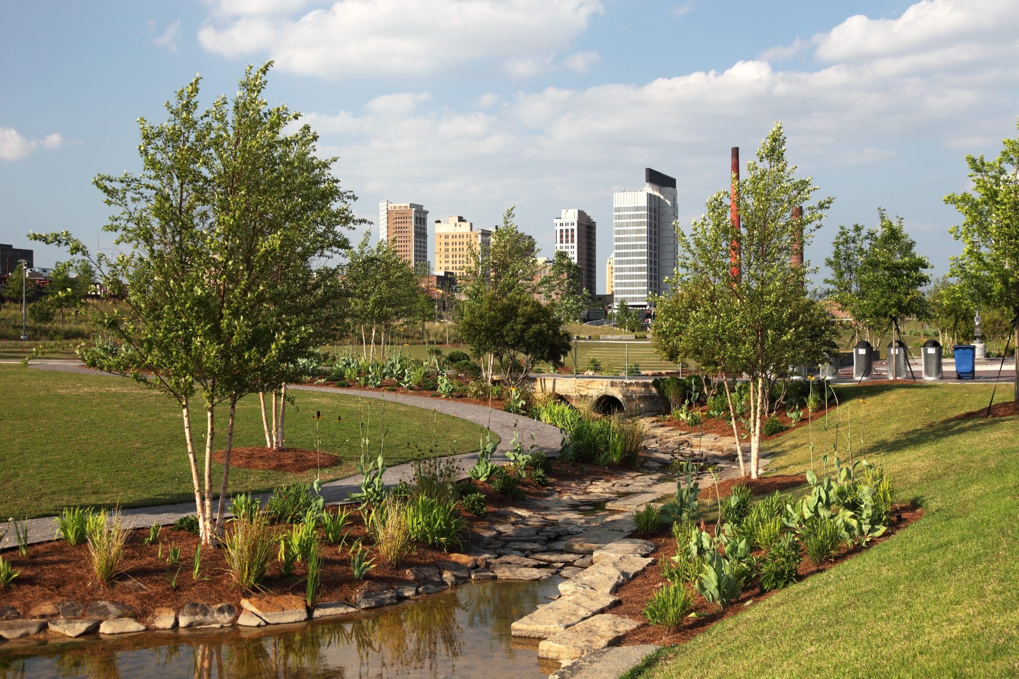 Railroad Park in Birmingham offers many opportunities for family fun