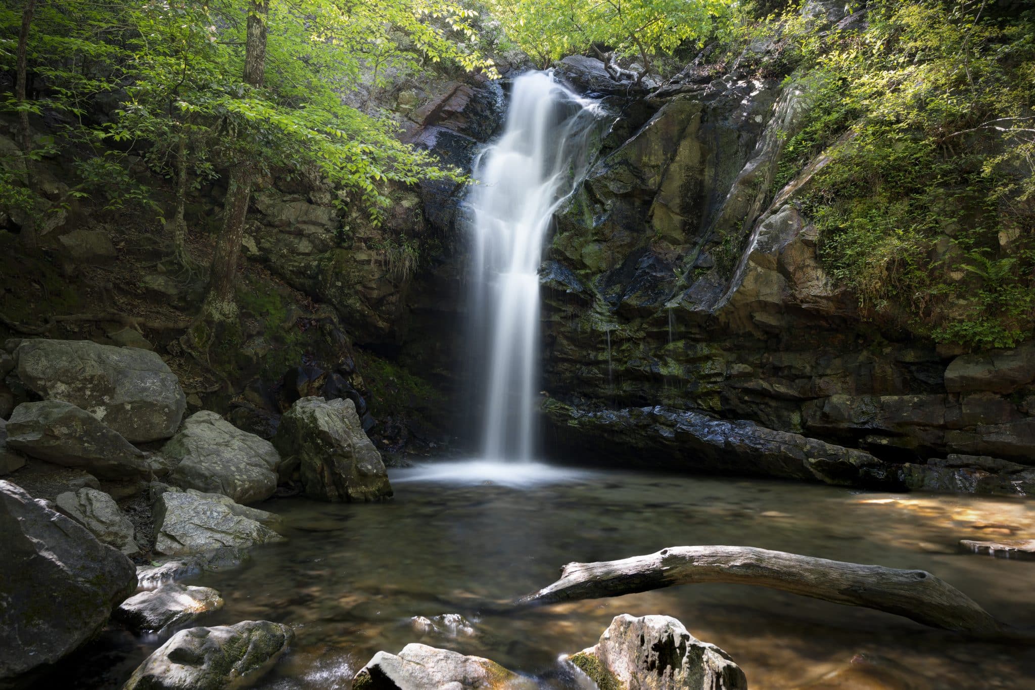 Peavine falls in Oak Mountain State park, just a short drive from Dunnavant Valley & Shoal Creek luxury neighborhood