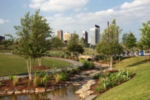 Railroad Park in Birmingham, Alabama