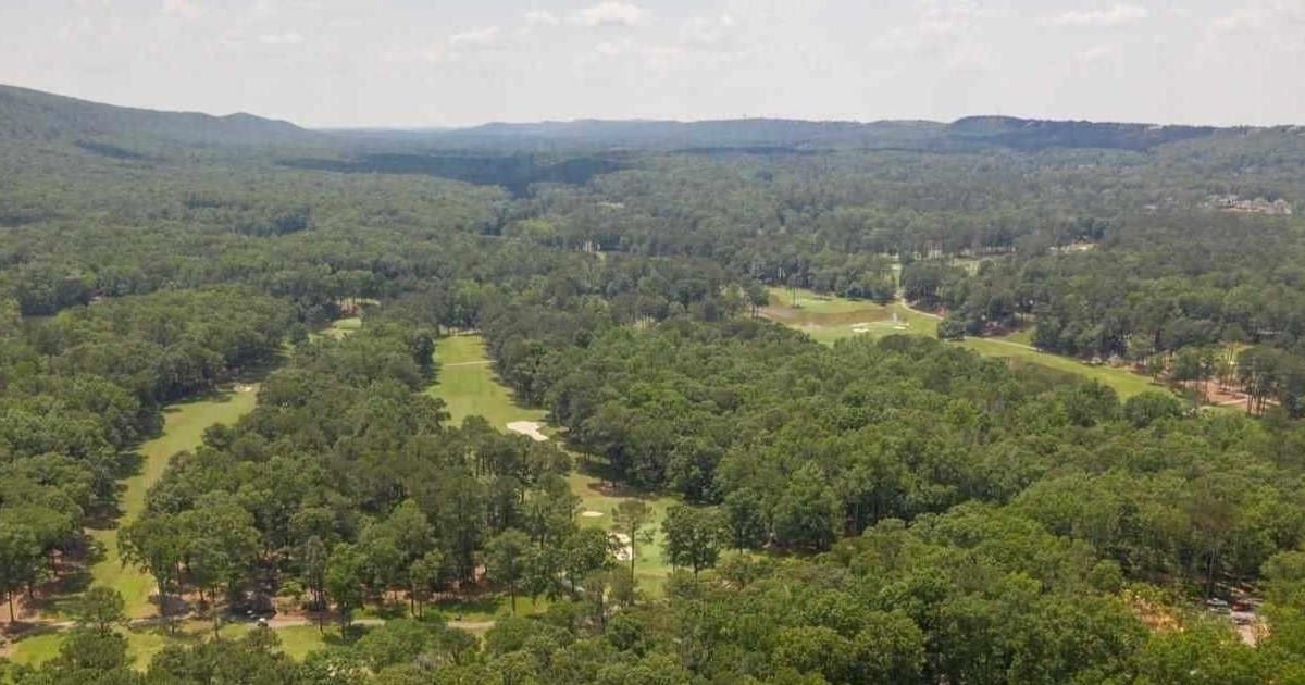 Aerial shot of a Shoal Creek lot for sale in Birmingham, AL