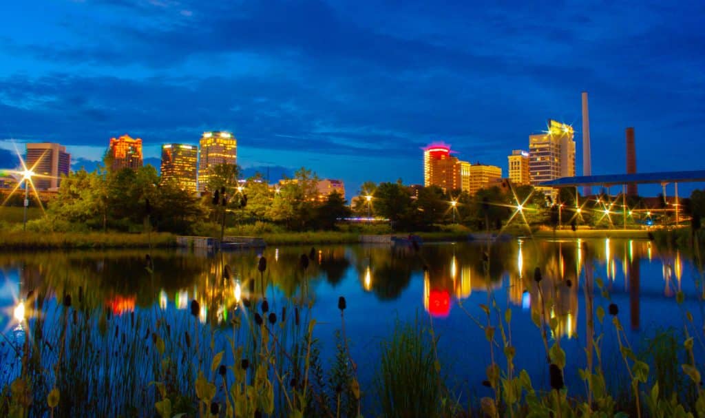Birmingham’s Skyline from Railroad Park